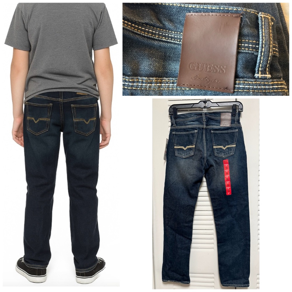 GUESS Men's Indigo Straight Jeans